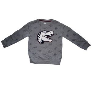 Boy's Garanimals 365 Kids Gray Dinosaur Sweatshirt  Size 6